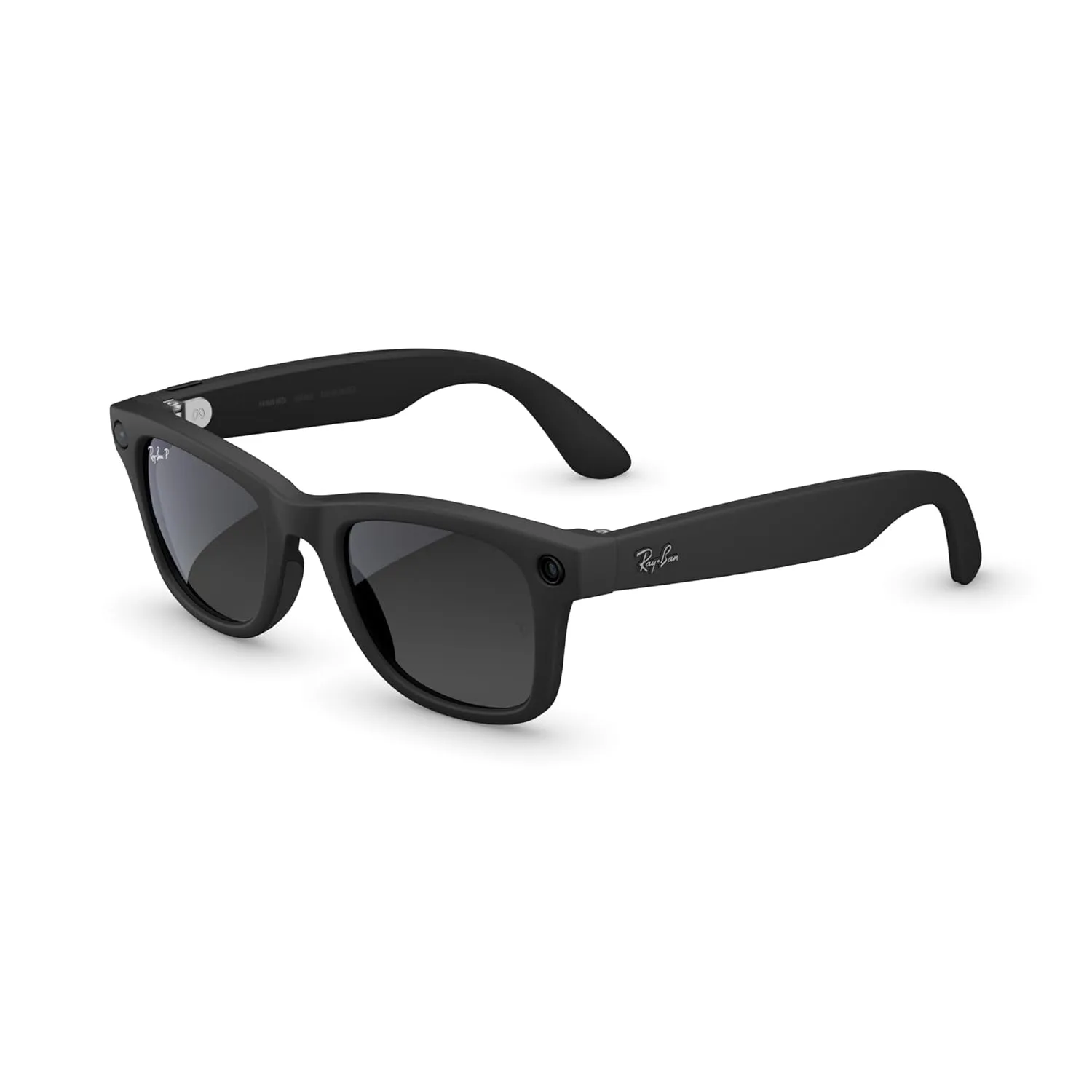 Ray-Ban Meta Gen 2 smart glasses, Wayfarer matte black with camera and open-ear audio. Press image courtesy Meta.
