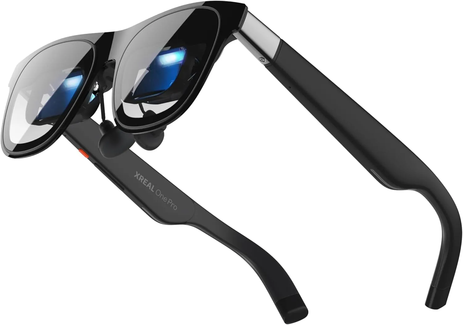 XREAL One Pro AR display glasses with the X1 spatial chip. Press image courtesy XREAL.